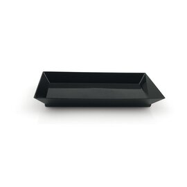 Schale Polystyrol Einweg schwarz 215  x 65 mm  H 16 mm Produktbild