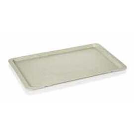 Polyestertablett, Gastronorm, granitgrau, rutschfest, für Geschirrspüler geeignet, 53 cm x 32,5 cm Produktbild