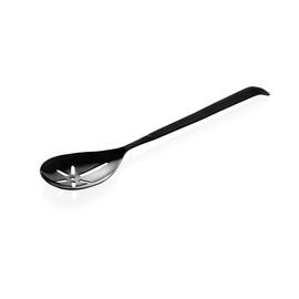 Servierlöffel KITCHEN TOOL 1887 | Edelstahl schwarz  | geschlitzt L 320 mm Produktbild