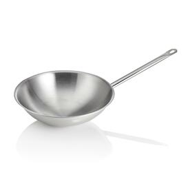 Wok COOKWARE 21 Edelstahl  Ø 380 mm H 110 mm | runder Boden | Produktbild