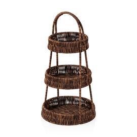 Etagere CREEK braun | 3 Ebenen Ø 170 | 200 | 220 mm H 450 mm Produktbild