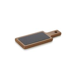 Servierbrett Slate & Serve | Holz | Schiefer | 300 mm x 120 mm H 15 mm Produktbild