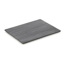 GN Servierplatte MAYA GN 1/2 | Porzellan schwarz L 325 mm x 265 mm H 10 mm Produktbild