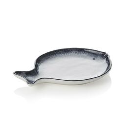 Fischteller Porzellan | weiß | 210 mm x 160 mm H 20 mm Produktbild