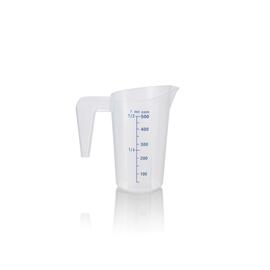 Messbecher PP | 0,5 ltr  Ø 100 mm H 150 mm | 50-ml-Skalierung Produktbild