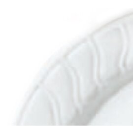 Teller ROSENGARTEN Porzellan weiß Reliefrand  Ø 215 mm Produktbild