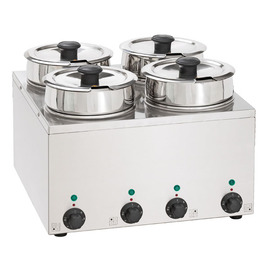 Bain-Marie Hot Pot 230 Volt 600 Watt 4 x 3,5 ltr L 415 mm H 320 mm Produktbild