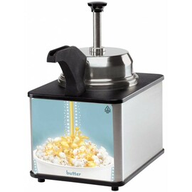 Butter-Spender 2,8 ltr beheizbar  | Bedienung per Druckknopf 230 Volt  L 227 mm  H 310 | 392 mm | passend für Popcorn | Germknödel Produktbild
