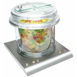 Buffet-Wärmer LaBowle mit Glasschüssel und Deckel 800 Watt 450 mm  x 360 mm Produktbild