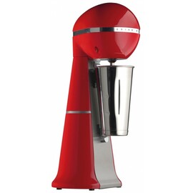Getränkemixer Edelstahl rot passend für Becherhöhe 110 - 180 mm  | Kunststoffquirl | Edelstahlquirl Produktbild