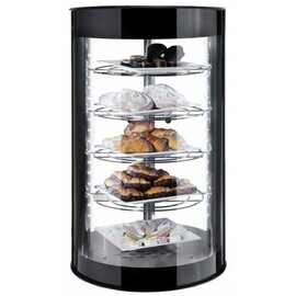 Warmhaltevitrine Dolce 5 Ebenen | Beleuchtung 230 Watt 230 Volt  L 435 mm  B 435 mm  H 710 mm Produktbild