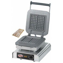 Waffeleisen eco Kantwaffel I  | Waffelgröße 160 x 80 x H 19 mm (2x)  | 2200 Watt 230 Volt Produktbild