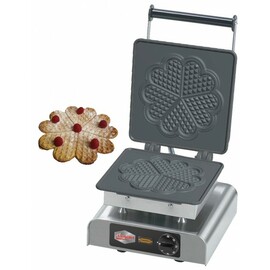 Waffeleisen eco Herzwaffel, groß I  | Waffelgröße Ø 210 x H 5 mm  | 2200 Watt 230 Volt Produktbild
