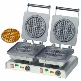 Waffeleisen Americano II antihaftbeschichtet  | Waffelgröße Ø 190 mm (2x)  | 4400 Watt 400 Volt Produktbild