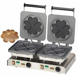 Waffeleisen Sunnywaffel II antihaftbeschichtet  | Waffelgröße 190 x H 8 mm (2x)  | 4400 Watt 400 Volt Produktbild