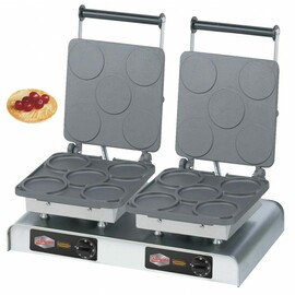 Waffeleisen eco Blinis II antihaftbeschichtet  | Waffelgröße Ø 100 x H 9 mm (10x)  | 4400 Watt 400 Volt Produktbild