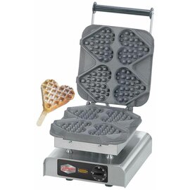 Waffeleisen ECO  | Waffelgröße 150 x 125 x H 30 mm (4x)  | 2200 Watt 230 Volt Produktbild