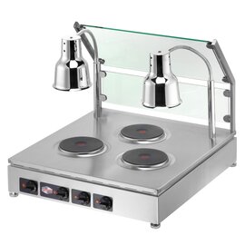 Therm'O'Cook®-Kochplatte Party 400 Volt 6,5 kW mit 2 Wärmeleuchten Produktbild