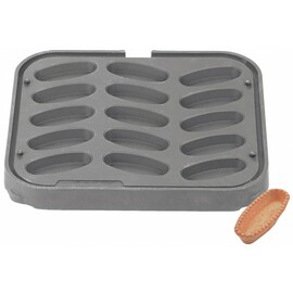 Tartlet-Backplatten T15 Schiffchen antihaftbeschichtet Produktbild