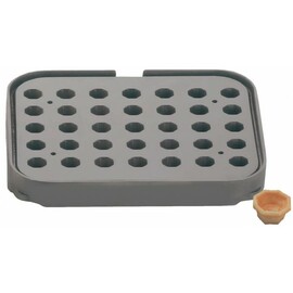 Tartlet-Backplatten T35 achteckig antihaftbeschichtet  | Waffelgröße 32 x 32 x 16  mm (35x) Produktbild