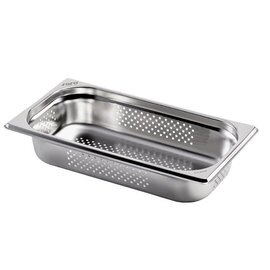 Gastronormbehälter GN 1/3 x 150 mm | 5,7 ltr | Edelstahl TOP LINE Saro gelocht Produktbild