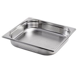 Gastronormbehälter GN 2/3 x 40 mm | 3,0 ltr | Edelstahl TOP LINE Saro gelocht Produktbild