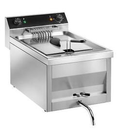 Fritteuse GASTROLINE 9V | 1 Becken 1 Korb 9 ltr | 400 Volt 6 kW Produktbild