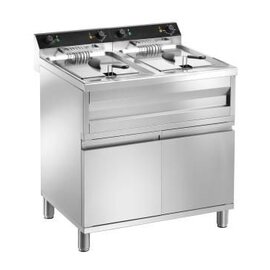 Elektrofritteuse GASTROLINE 9+9VS | 2 Becken 2 Körbe 18 ltr | 400 Volt 12 kW Produktbild