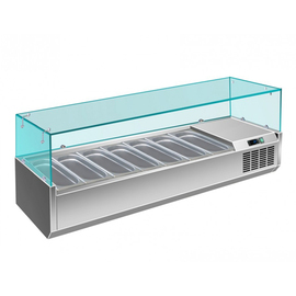 Aufsatzkühlvitrine VRX 1800/380 passend für 8 x GN 1/3 - 150 mm Produktbild