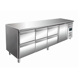 Kühltisch KYLJA 4160 TN | 1 Volltür | 6 Schubladen Produktbild