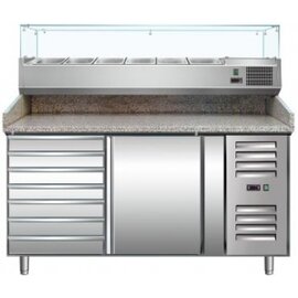 Pizzastation PZ 1610 350 Watt 221 ltr  | 7 Schubladen  | 6 GN-Behälter Produktbild