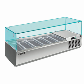 Aufsatzkühlvitrine VRX 1400/330 passend für 6 x GN 1/4 - 150 mm Produktbild
