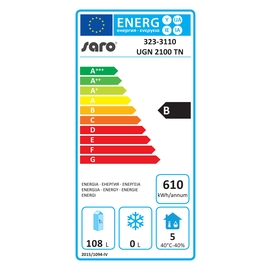 Unterbaukühltisch UGN 2100 TN 350 Watt 214 ltr | 2 Volltüren Produktbild 1 L