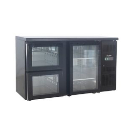 Barkühler BC 2100 G S2 mit Glastür | 2 Schubladen Produktbild