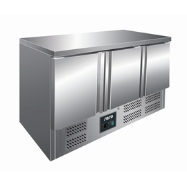 Kühltisch VIVIA S 903 S/S TOP | 3 Volltüren | 1365 mm x 700 mm H 870 - 890 mm Produktbild