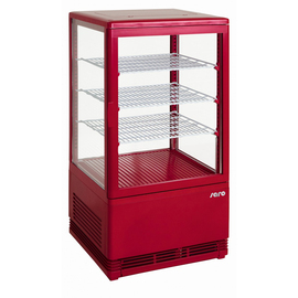 Mini-Umluftkühlvitrine SC70 rot | 68 ltr Produktbild