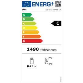 Tisch-Kühlvitrine SOPHIE 120 120 ltr 230 Volt | 2 Borde Produktbild 1 S