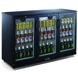 Bar Cooler, Modell "MARA 3", Türen doppelverglast, Inhalt 320 ltr., Temperatur +2/+8°C Produktbild