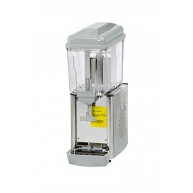 Kaltgetränke-Dispenser "Corolla 1S", Inhalt 1 x 12 Ltr., Behälter und Deckel sind leicht zu reinigen und bestehen aus Polycarbonat, Gehäuse und Tropfblech aus Edelstahl Produktbild