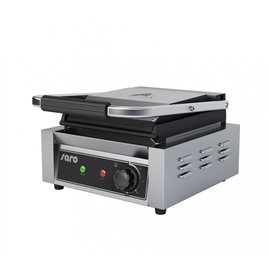 Kontaktgrill PG 1 | Grillplatte aus Gusseisen gerillt | gerillt Produktbild