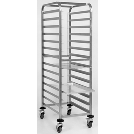 Bäckereitrolley | Regalwagen KT600 Bäckernorm 14 Einschübe für 600 x 400 x H 100 mm Produktbild