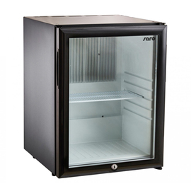 Minibar MB 30 G schwarz mit Glastür 28 ltr | Absorberkühlung Produktbild