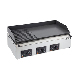Griddleplatte GPK 810 | Tischgerät mit 3 Heizzonen 2/3 glatt | 1/3 gerillt Produktbild