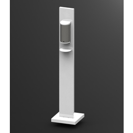 Desinfektionsmittel-Dispenser JOSY mit Sensor Standmodell abschließbar weiß 800 ml 305 mm x 305 mm H 1300 mm Produktbild
