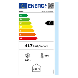 Gewerbetiefkühltruhe NOVA 22 mit Glasschiebedeckel L 764 mm B 694 mm H 867 mm Produktbild 1 L