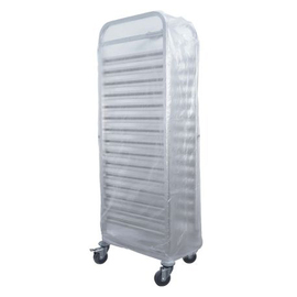 Abdeckung für Regalwagen LIAM | 300 Einweghauben Kunststoff transparent Produktbild