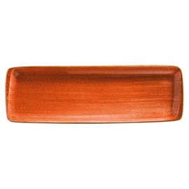 Rechteckplatte AURA TERRACOTTA Moove Porzellan rechteckig | 485 mm x 160 mm Produktbild