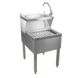 Handwaschbecken| Ausgussbecken Hanna Standgerät verkleidet | 500 mm x 600 mm H 850 mm Produktbild