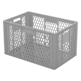 Bäckereikiste BK349 perforiert | grau | 600 mm x 400 mm H 349 mm Produktbild