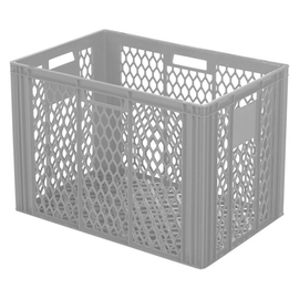 Bäckereikiste BK421 perforiert | grau | 600 mm x 400 mm H 421 mm Produktbild